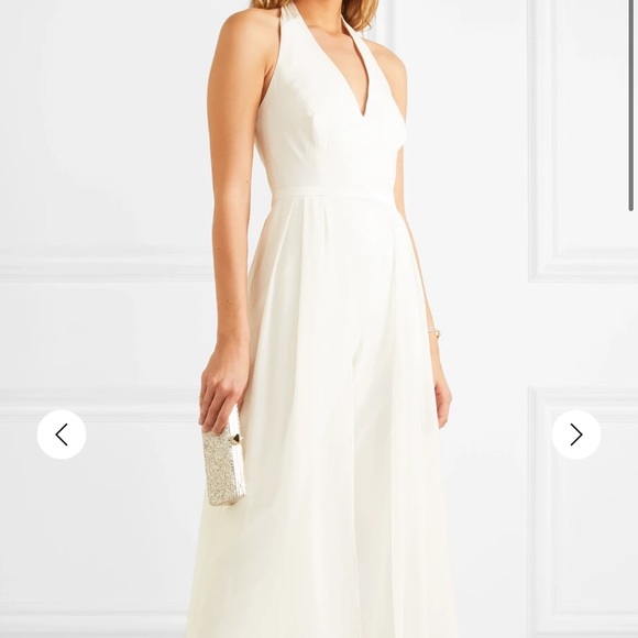 Halston Jumpsuit white - LIKE NEW